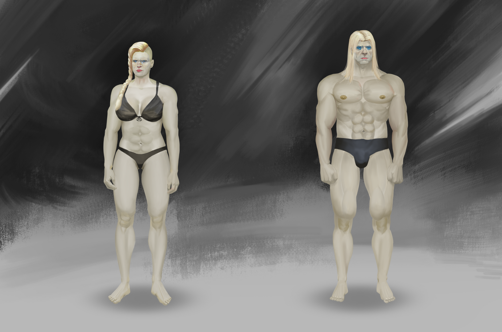Ilustracja krainy Nordowie z uniwersum Allrealm