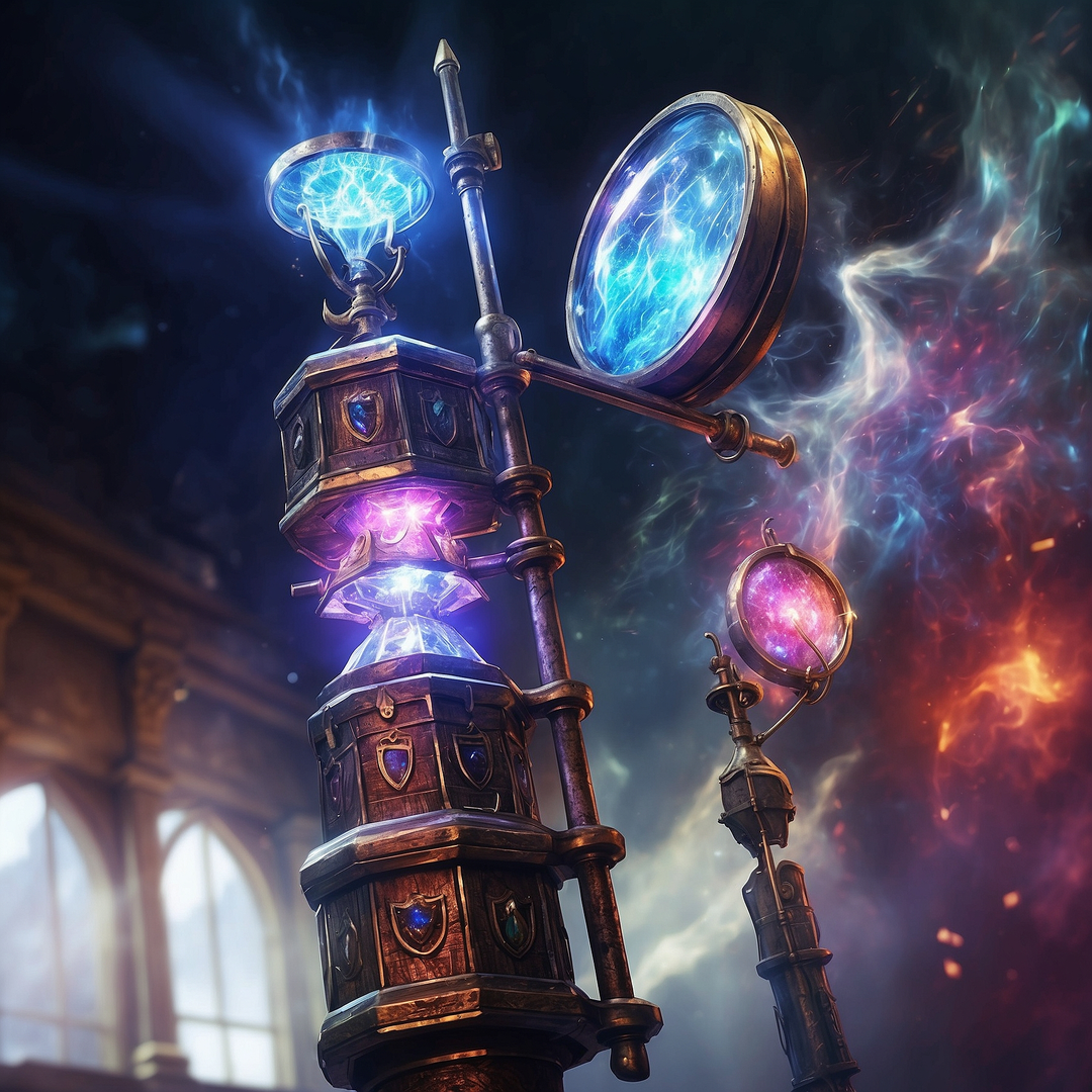 Ilustracja krainy Aparatura Magiczna z uniwersum Allrealm