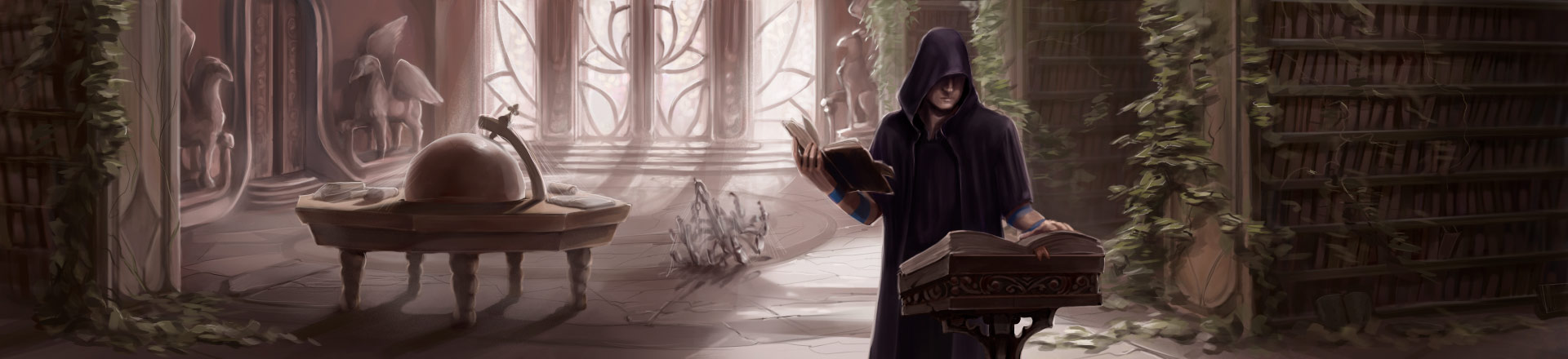 Ilustracja krainy Aspiński Nowy Ład z uniwersum Allrealm