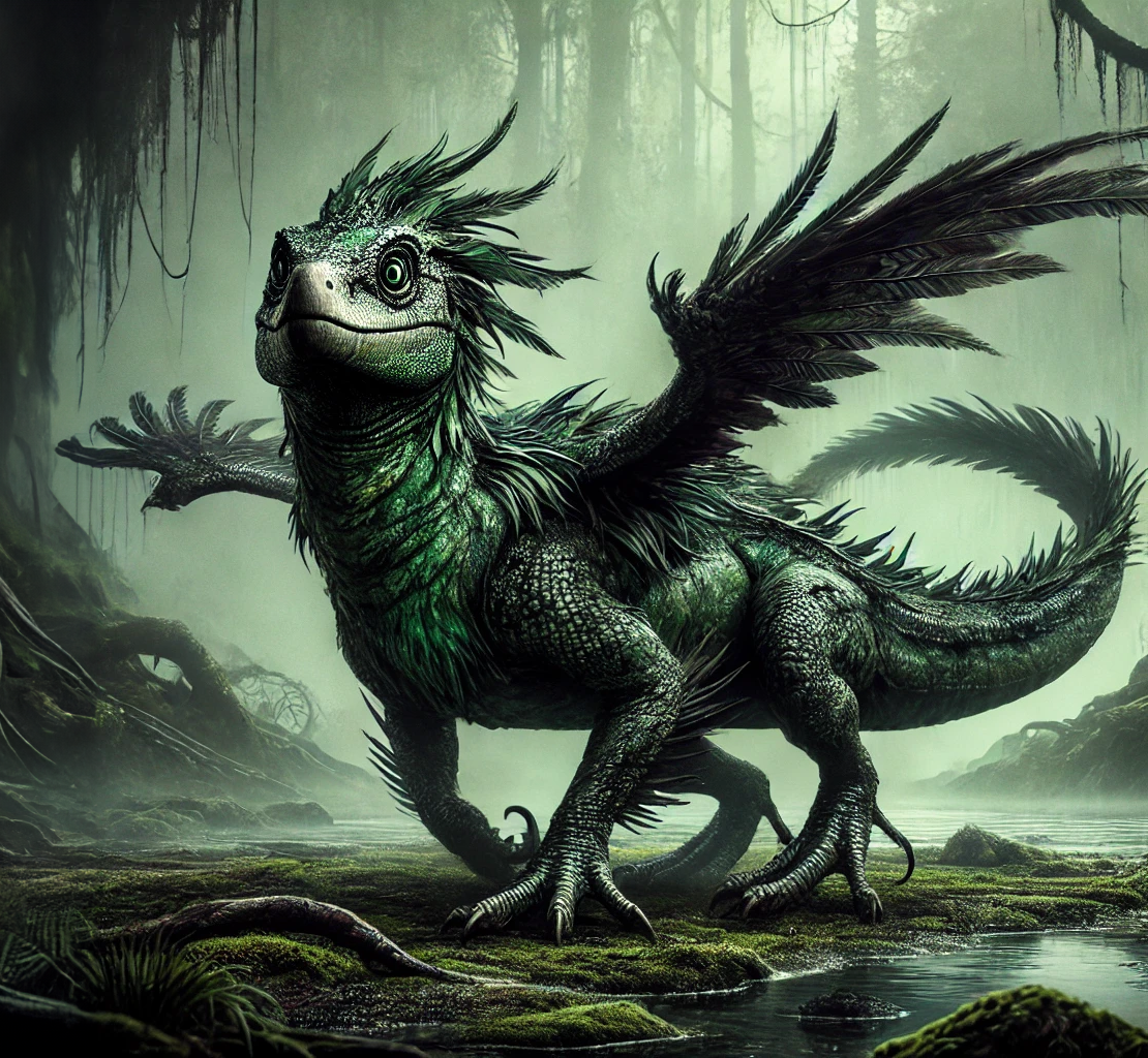 Ilustracja krainy Bazyliszek z uniwersum Allrealm