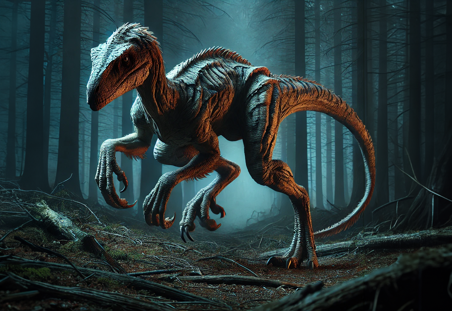 Ilustracja krainy Drakozaur z uniwersum Allrealm