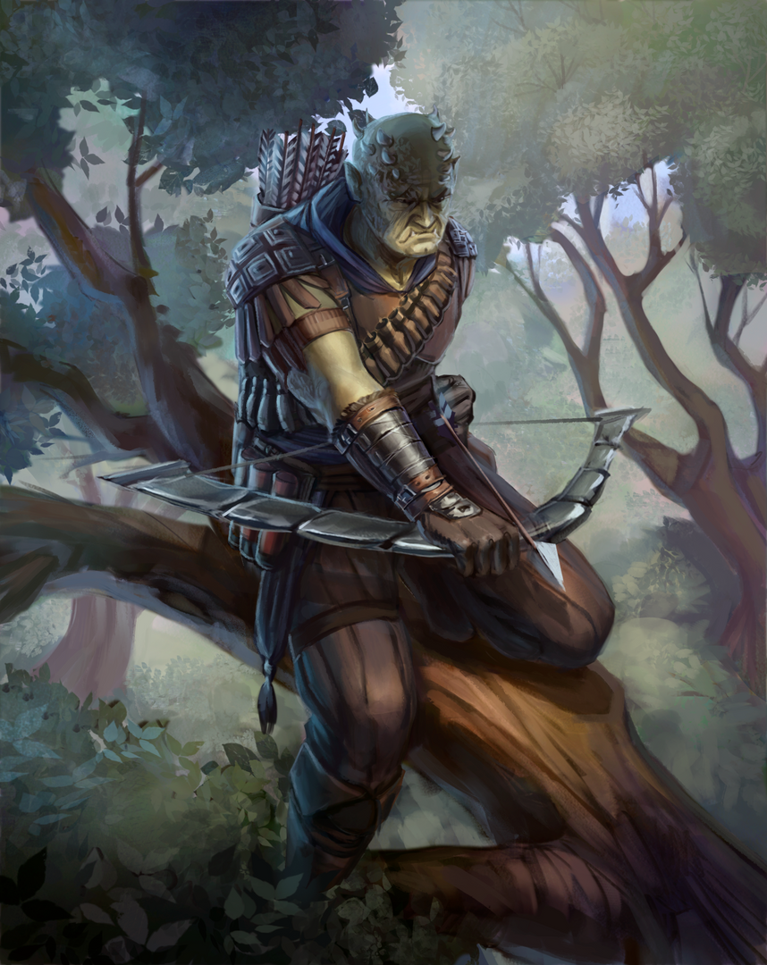 Ilustracja krainy Gul'Zul z uniwersum Allrealm