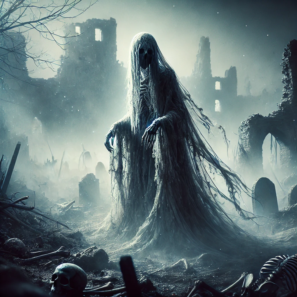Ilustracja krainy Łzawe Widmo z uniwersum Allrealm