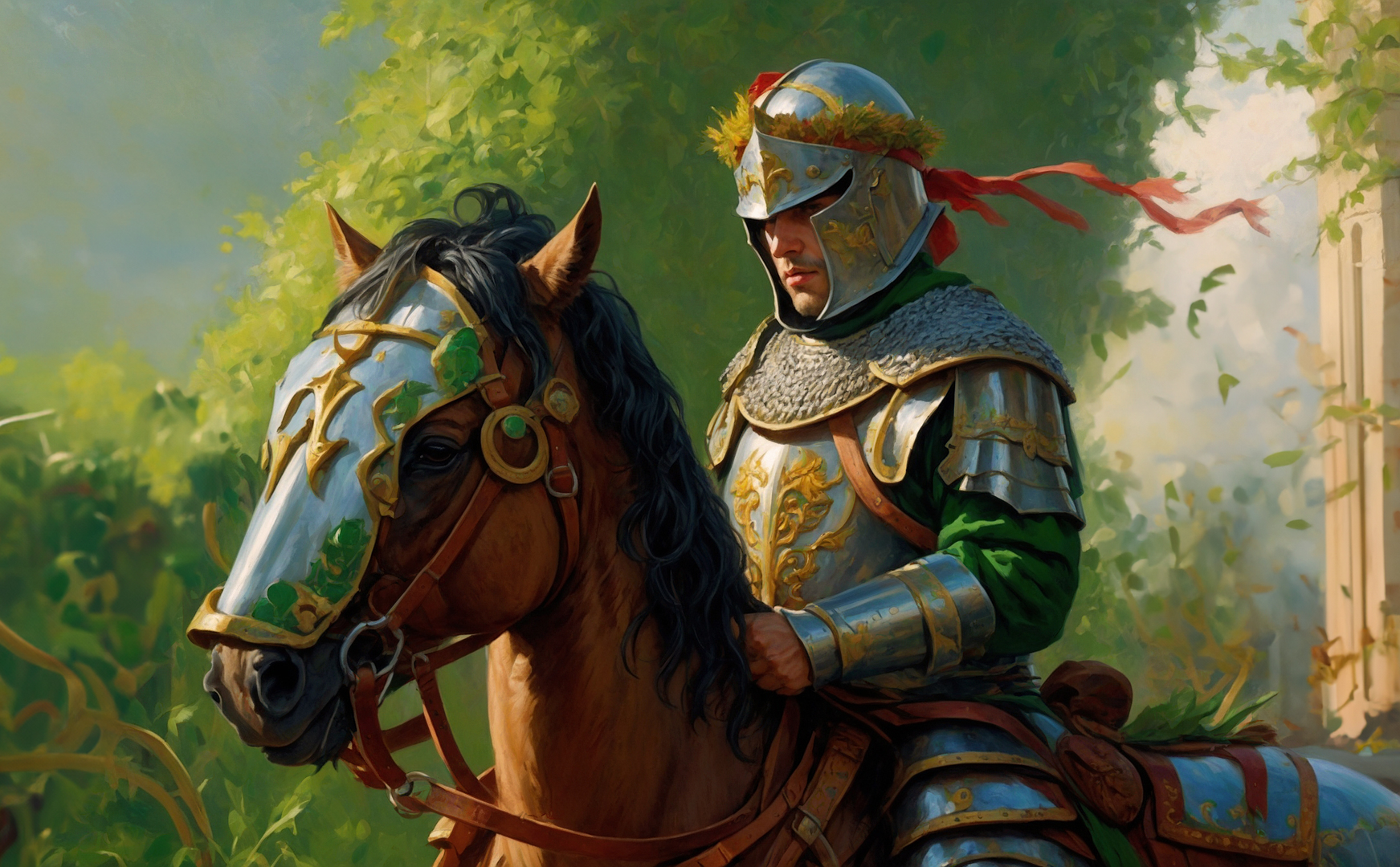 Ilustracja krainy Rycerstwo Casterville z uniwersum Allrealm