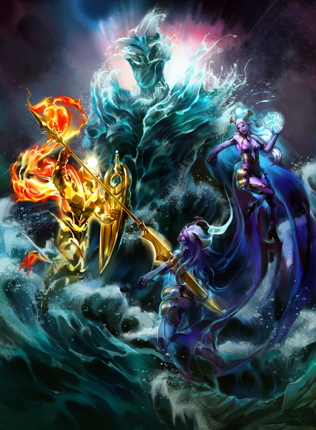 Ilustracja krainy Elfrit z uniwersum Allrealm