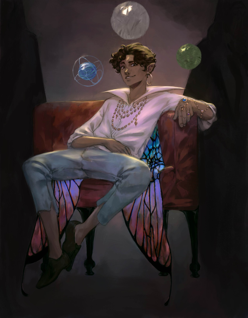 Ilustracja krainy Topaz z uniwersum Allrealm