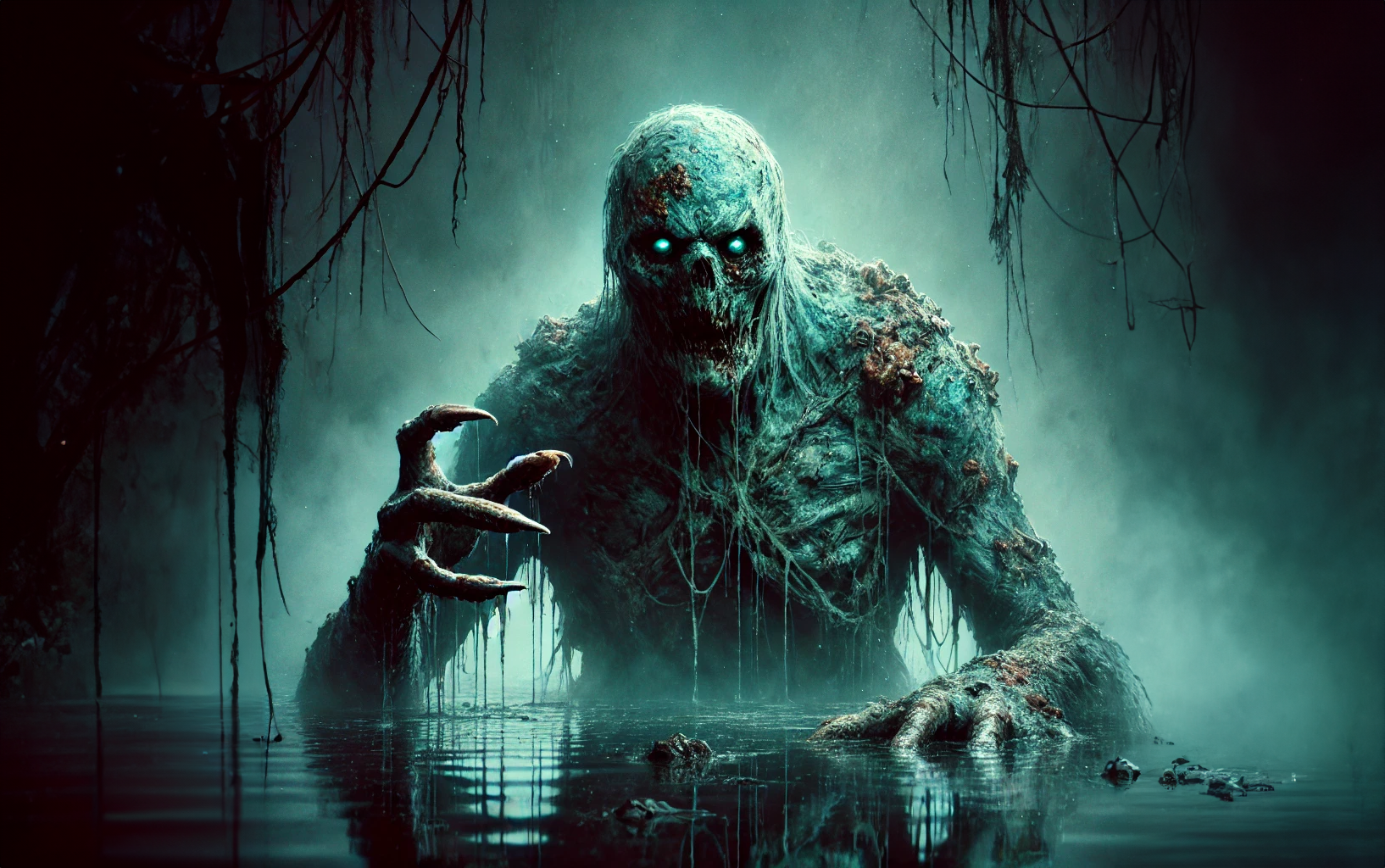 Ilustracja krainy Topielec z uniwersum Allrealm