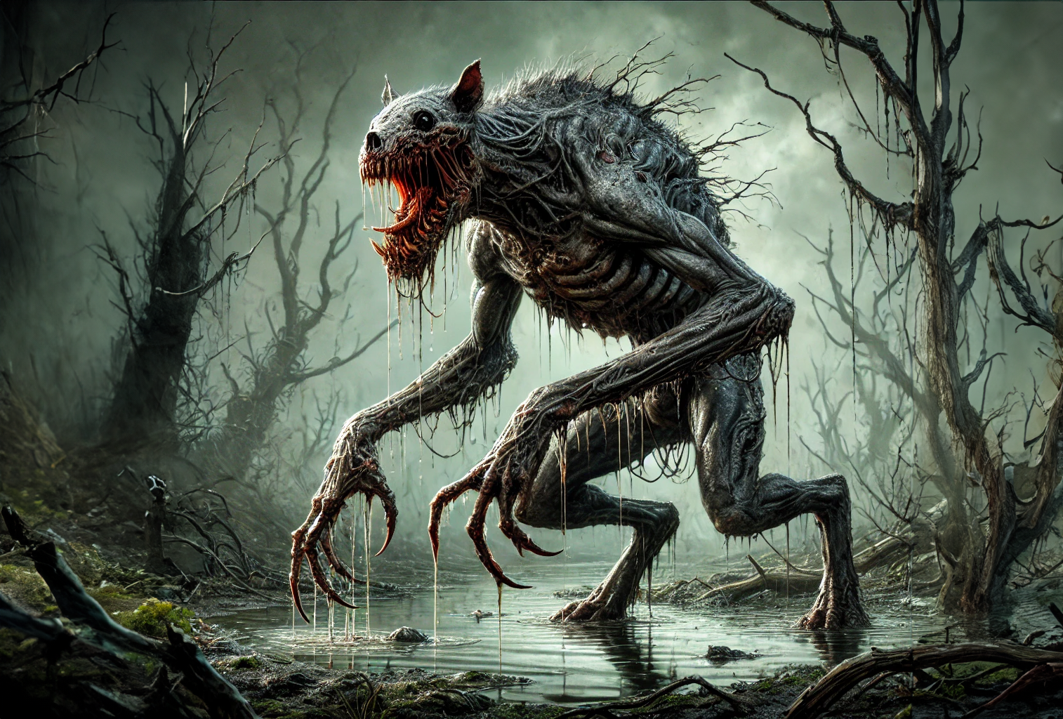 Ilustracja krainy Trupojad z uniwersum Allrealm