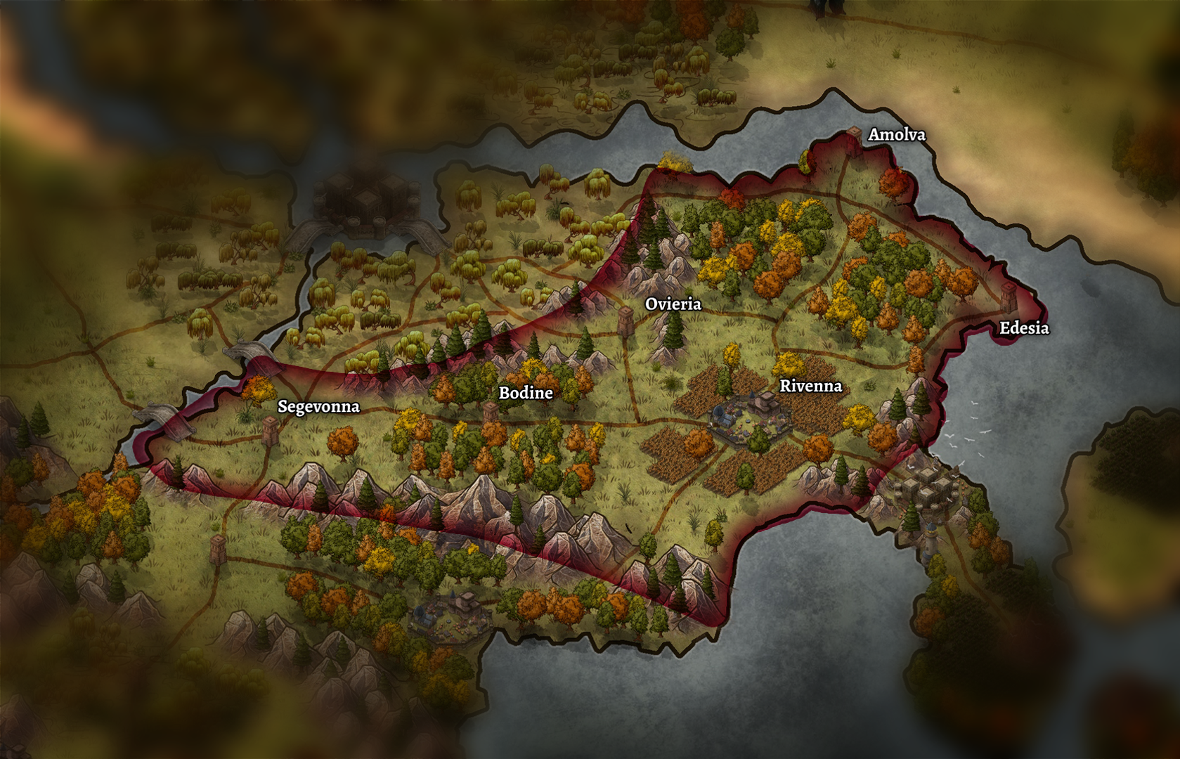 Mapa Nebrazzy